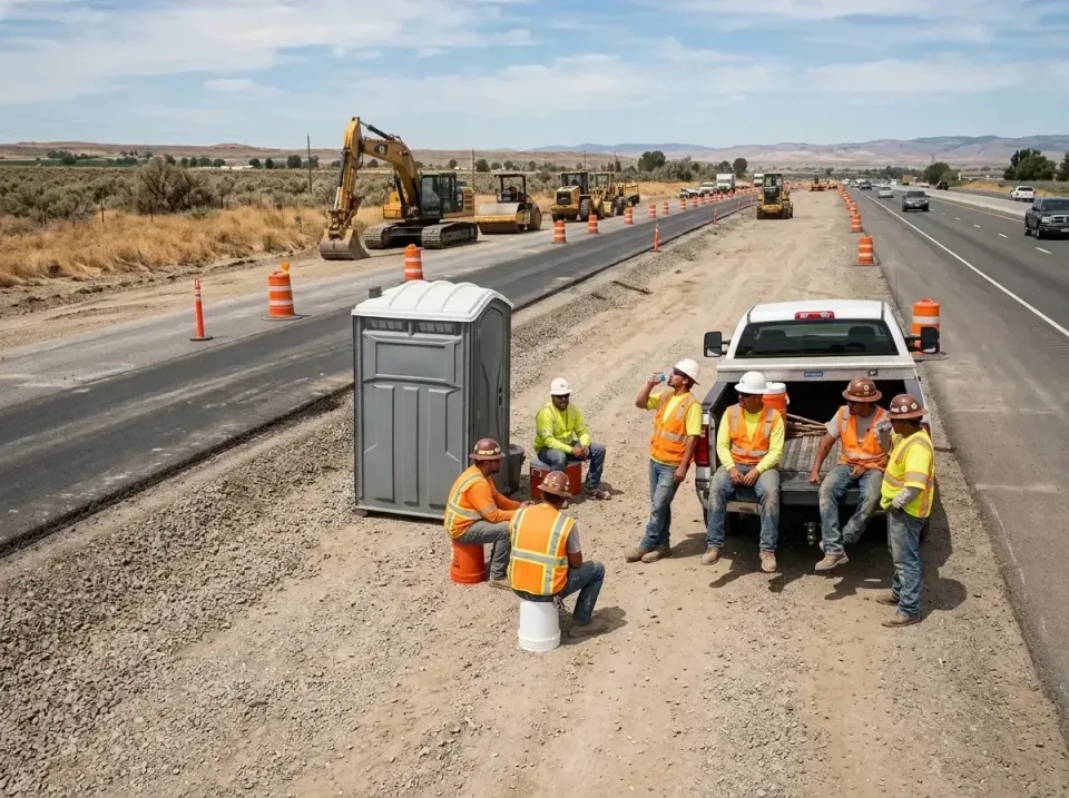 highway-road-construction-crew-007 — frequently asked questions, Porta Potty and Restroom Rentals in Minneapolis, KS